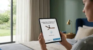 Configuration de l'application mobile pour synchroniser un ventilateur de plafond compatible Alexa